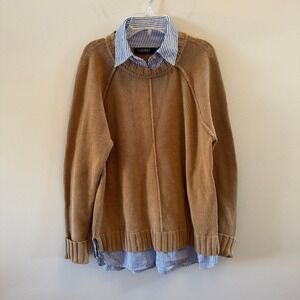 Ralph Lauren Black Label Layered Sweater | Women's Size Large